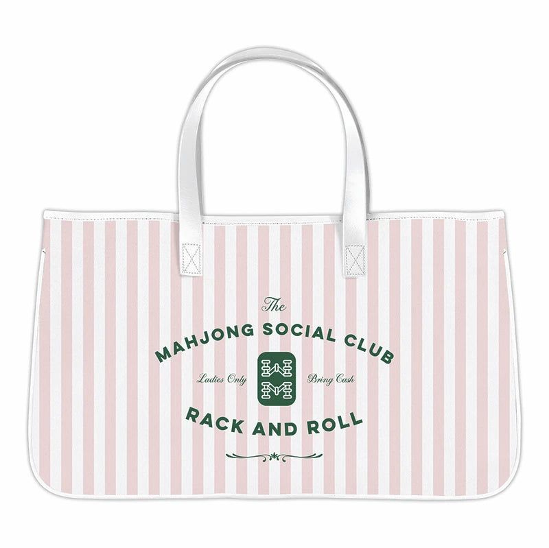Mahjong Canvas Tote