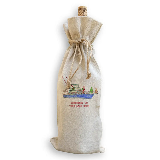 Christmas on the Bayou Bottle Bag