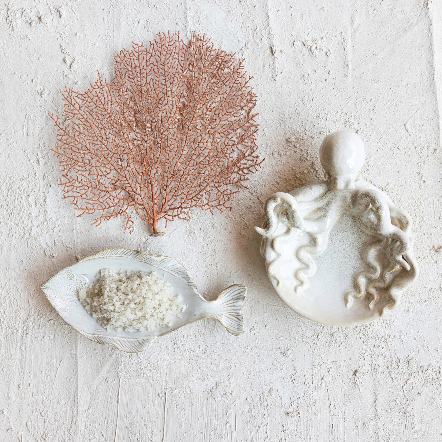 Stoneware Fish Shaped Plate