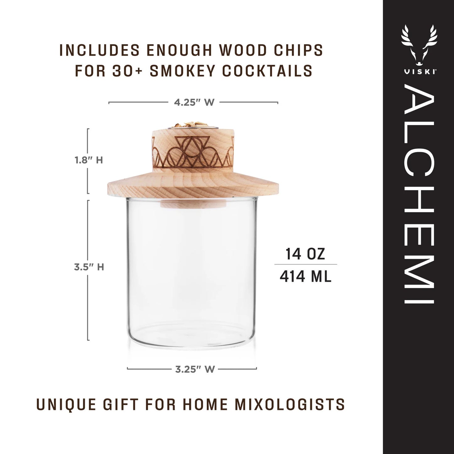 4-piece Alchemi Single Serve Smoker Kit Viski