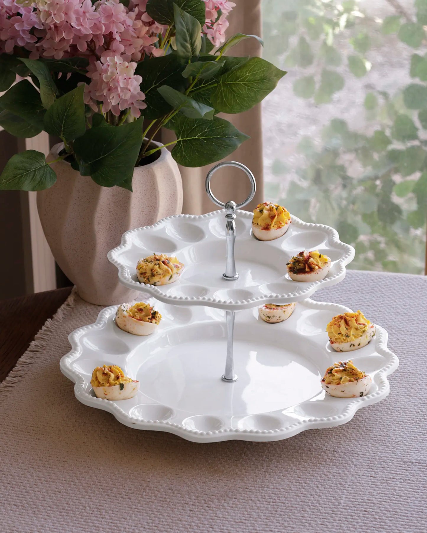 BB VIDA Alegria Two Tiered Egg Server