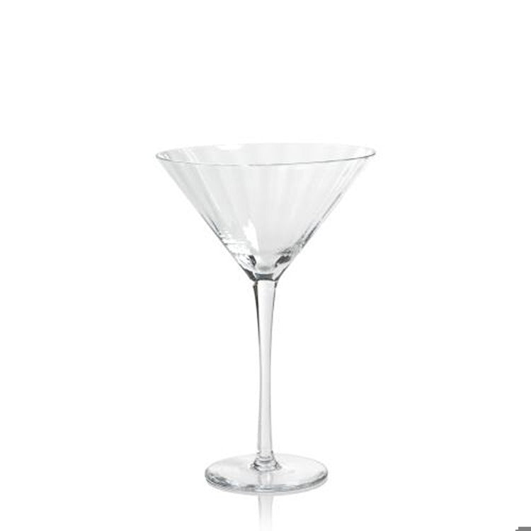 Madeleine Optic Martini Glass-Clear