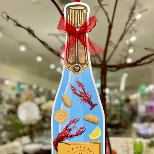 Lauren Seago Vieux Carre Champagne Door Hanger