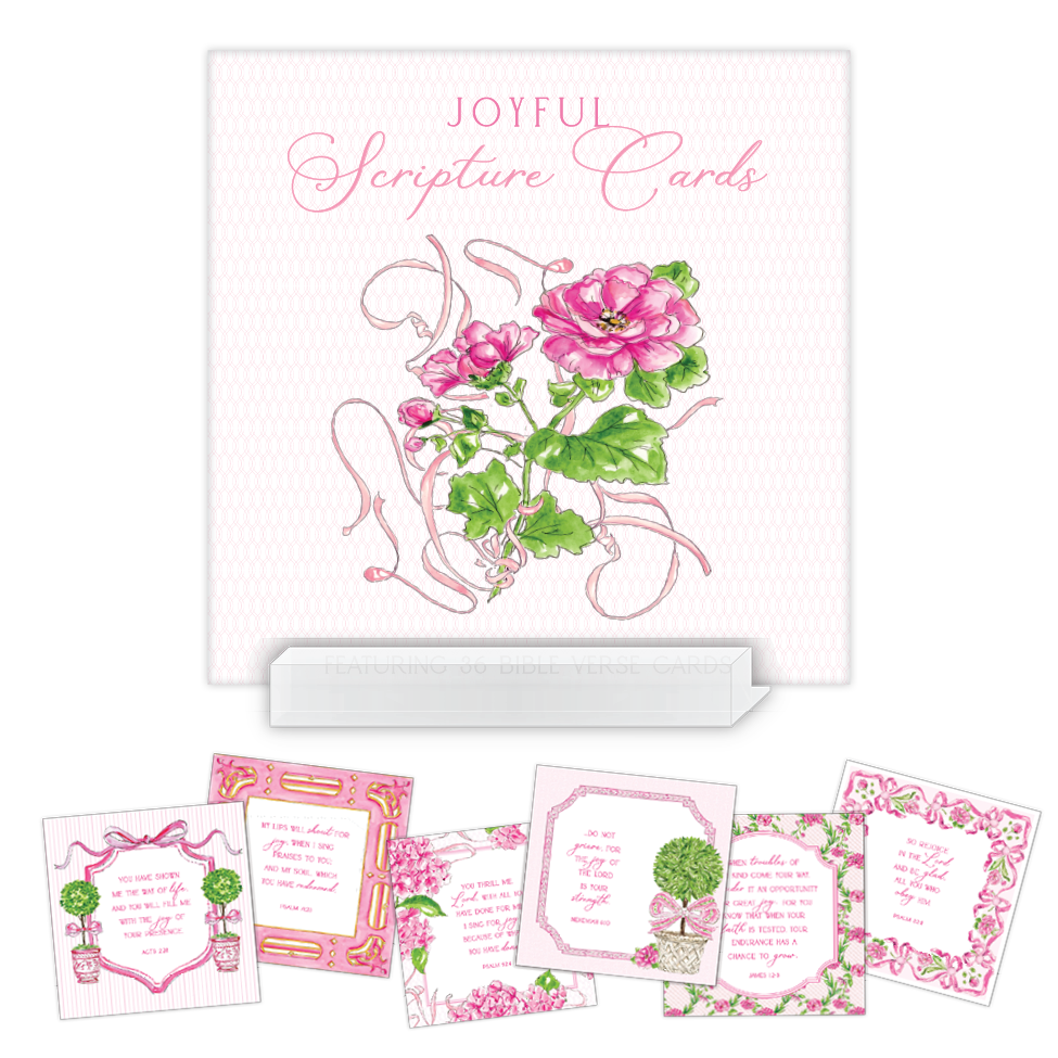 RB Scripture Cards with Acrylic Block Stand