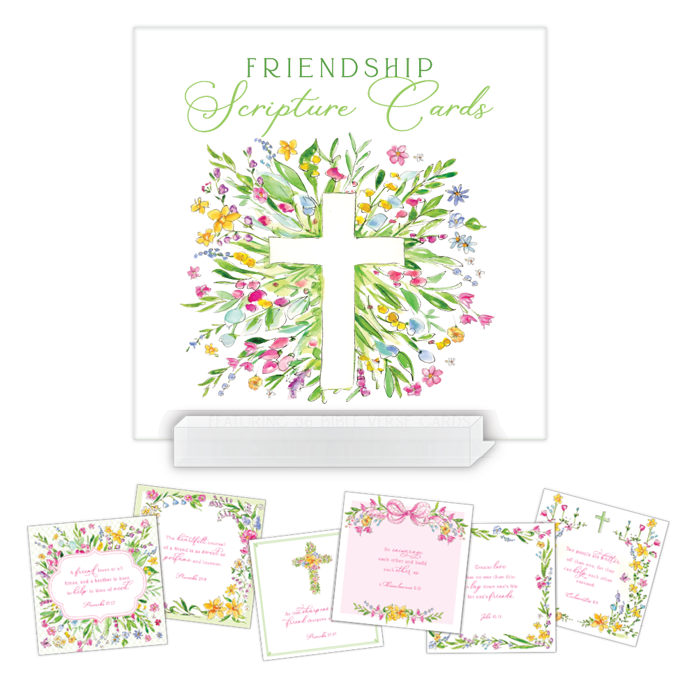 RB Scripture Cards with Acrylic Block Stand