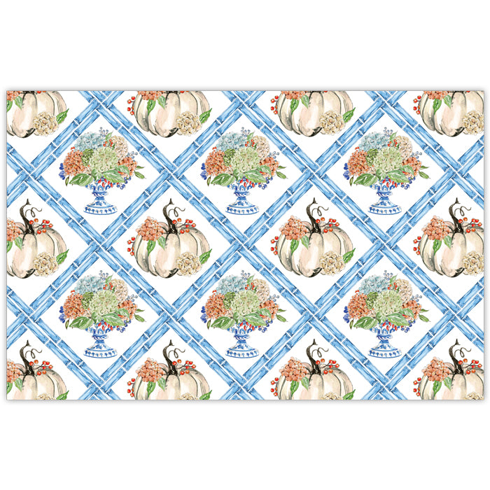 Fall/Halloween Handpainted Posh Die-Cut Placemat - Thumbnail 3