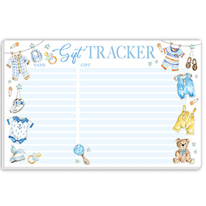 Rosanne Beck Blue Gift Tracker Large Notepad