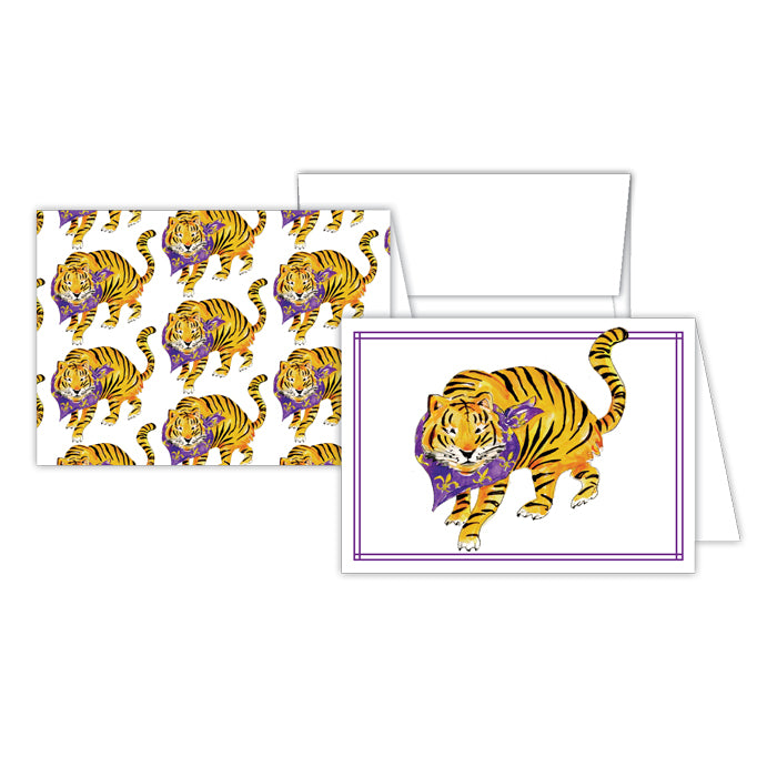 Handpainted College Mascot Petite Note Combo
