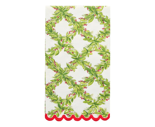 Holly Berry Guest Towels/20pk