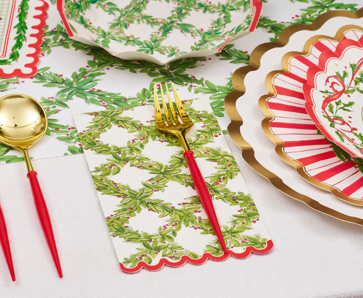 Holly Berry Guest Towels - Thumbnail 4