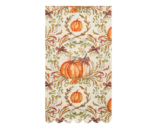 Turkey & Gourds Guest Towels/20pk