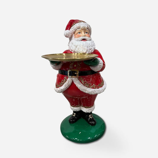 Santa w/Plate, 24"