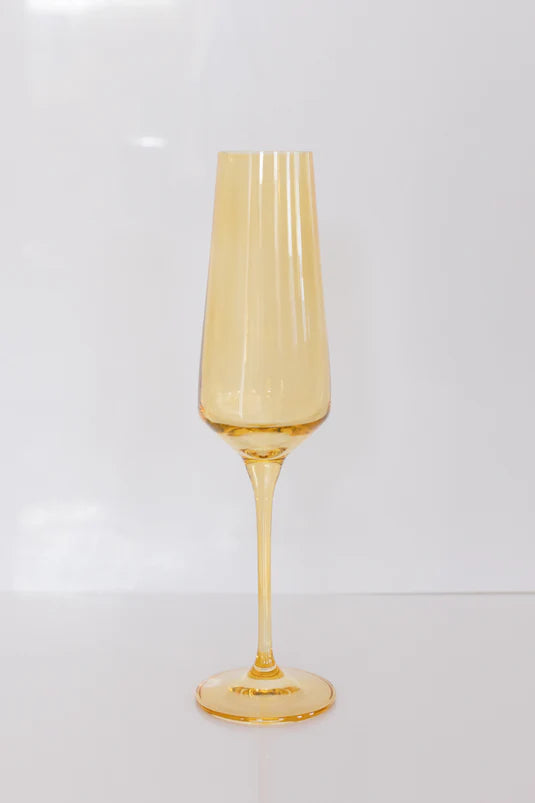 ESTELLE COLORED CHAMPAGNE FLUTE