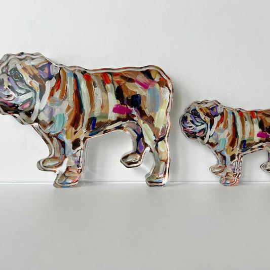 "Bulldog Abstract" Acrylic