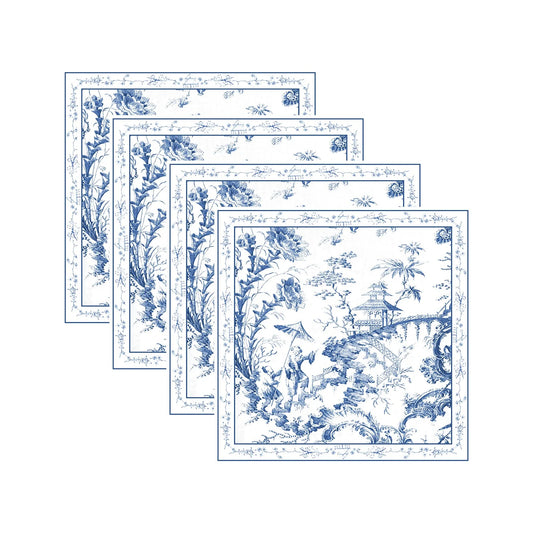 LINENS Chinoiserie Napkins 20 x 20 Set of 4 - Beatriz Ball