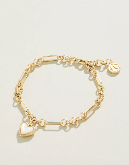 Full Heart Bracelet Mother-of-Pearl