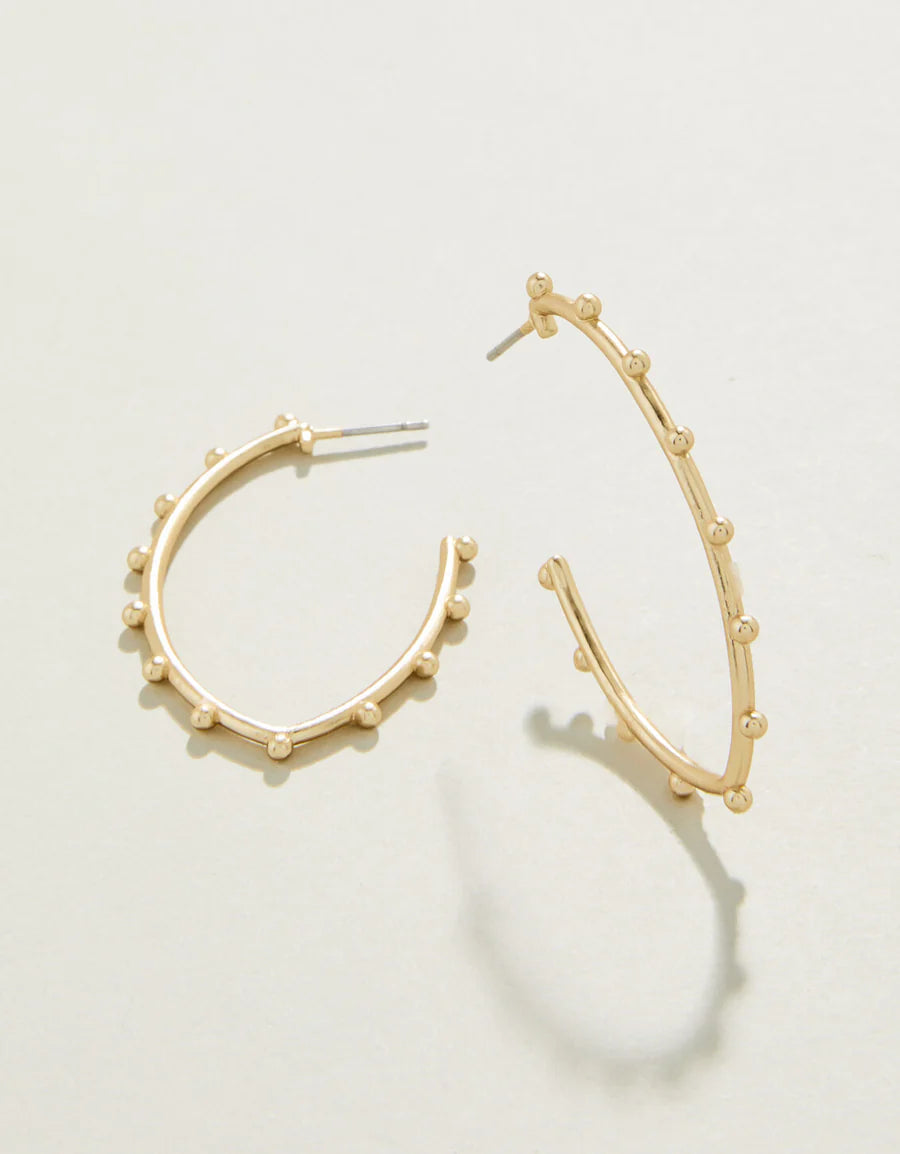 Bobbi Hoop Earrings Gold