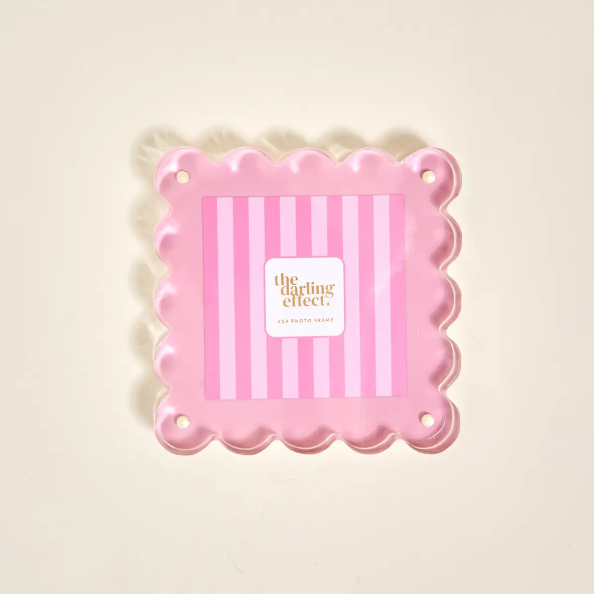 Square Scalloped Acrylic Frame