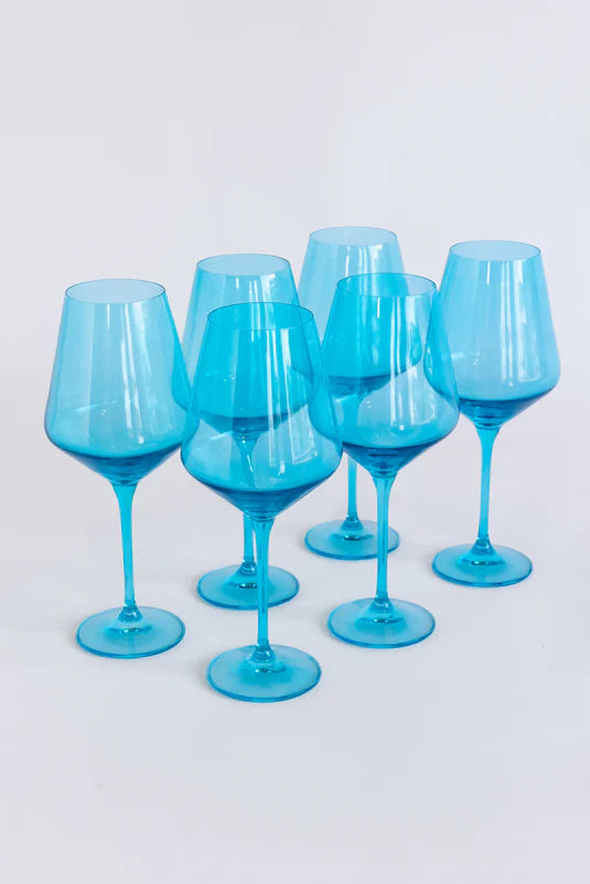 ESTELLE COLORED WINE STEMWARE