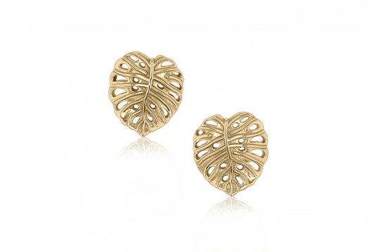 Monstera Earrings - Mignon Faget