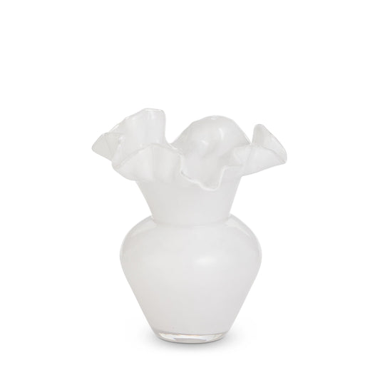 8" Ruffle Vase