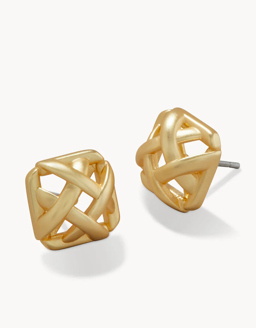 Cane Stud Earring Gold