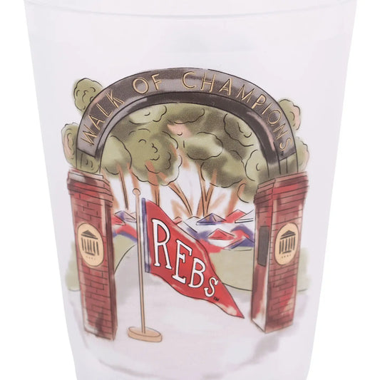 Ole Miss Mascot Frosted Cups Set/8