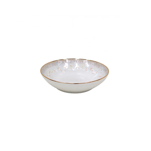 Casafina Soup/Pasta Bowl 9" - Taormina White with Gold