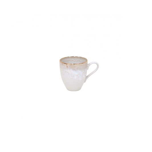 Casafina Mug 14oz - Taormina White with Gold
