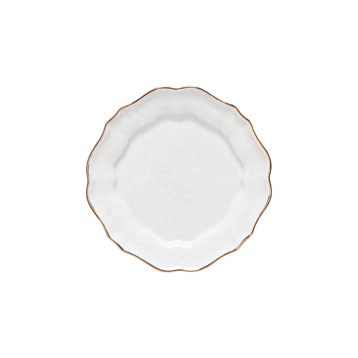 Casafina Salad Plate 9" - Impressions White with Gold