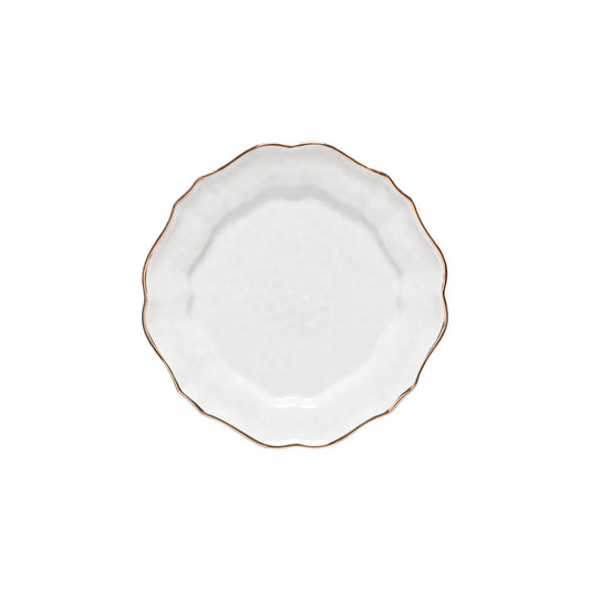Casafina Salad Plate 9" - Impressions White with Gold
