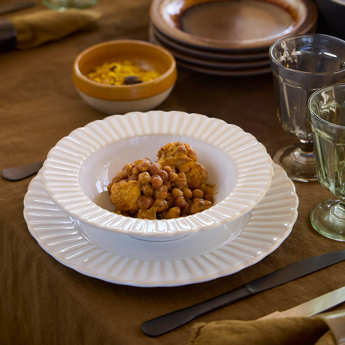 Casafina Soup/Pasta Plate - Cristal