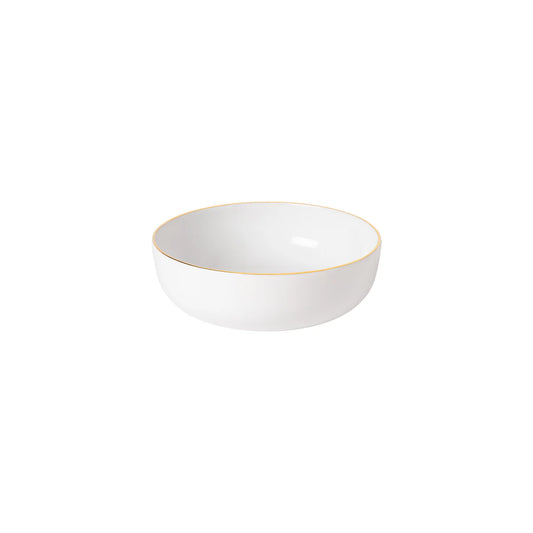 Casafina Porcelain Soup/Cereal Bowl Resonance White with Gold
