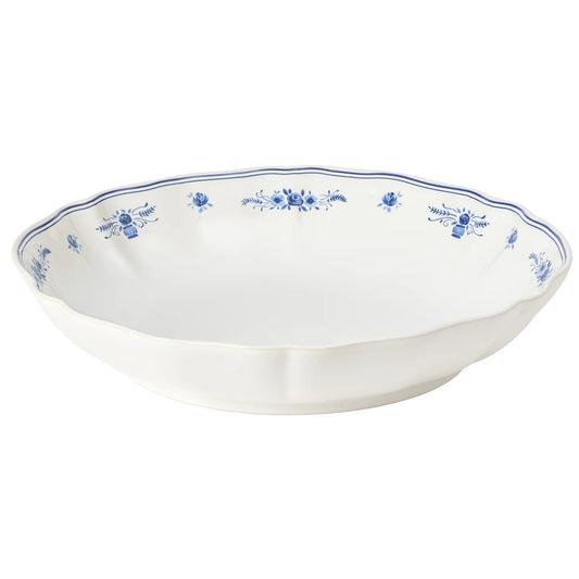 Casafina Low Serving Bowl - Vila Blue and White