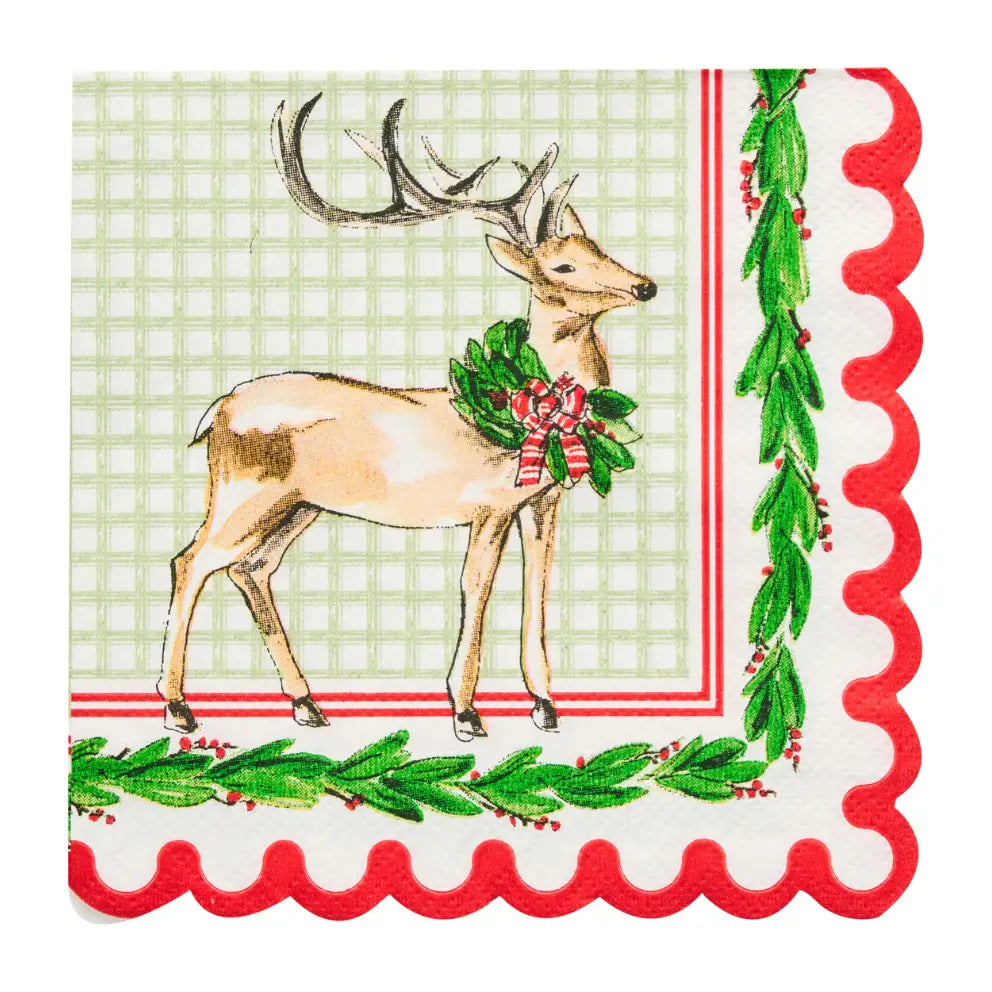 Holly Berry Cocktail Napkins/26pk