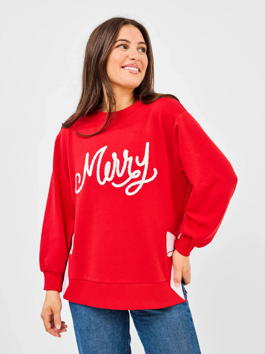 Sweatshirt Lakelyn Merry Bow