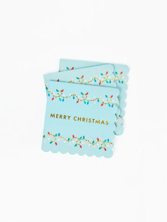 Cocktail Napkins | Merry Christmas