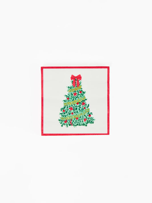 Cocktail Napkins | Traditional Tree
