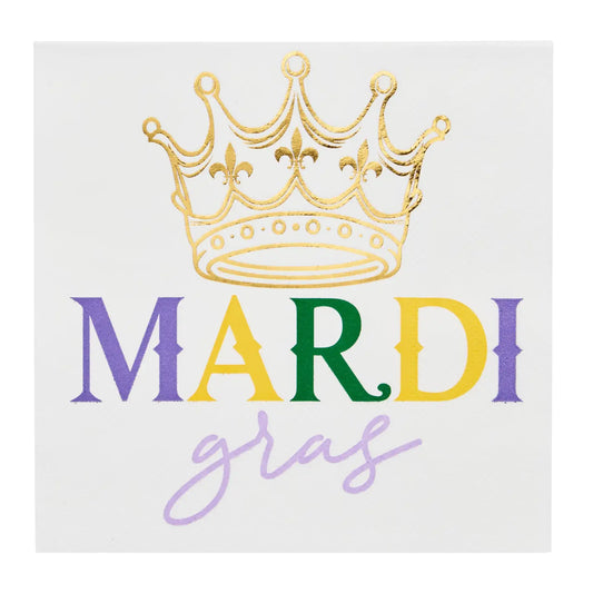 Let's Mardi Cocktail Napkins/26pk