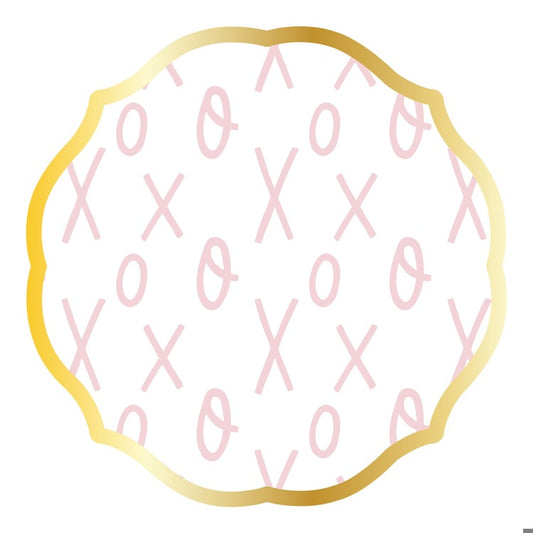 XOXO Dinner Plate Foil