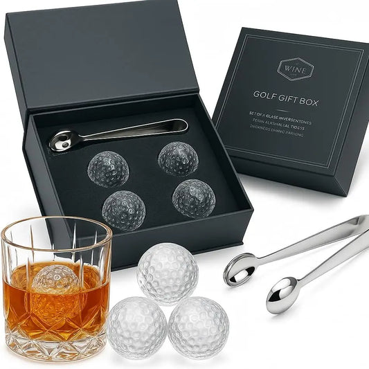 Golf Ball Whiskey Coolers - Pack of 5 Gift Set