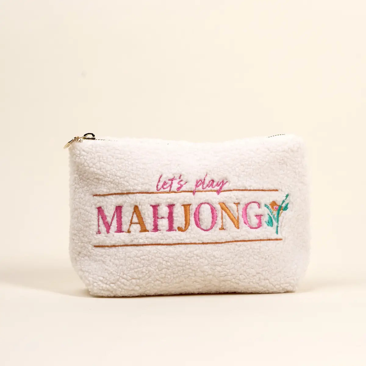 Teddy Pouch–Let's Play Mahjong