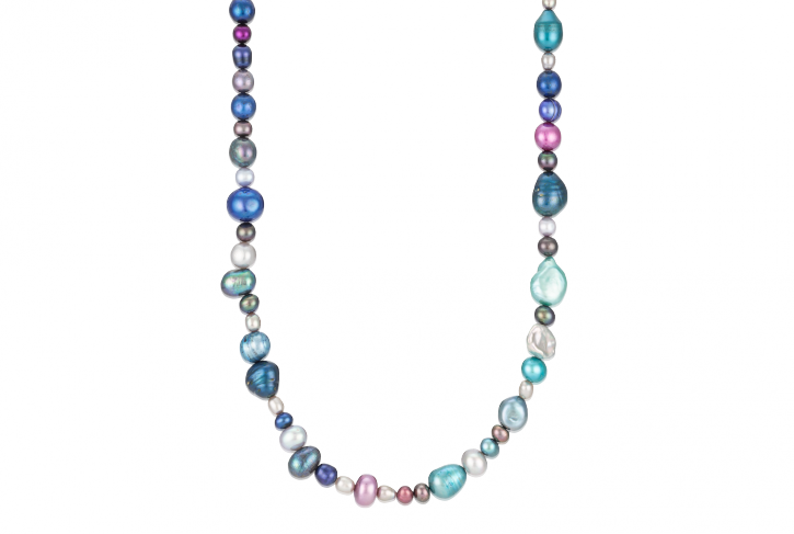 Mignon Faget Cool Mixed Pearl Toggle Necklace