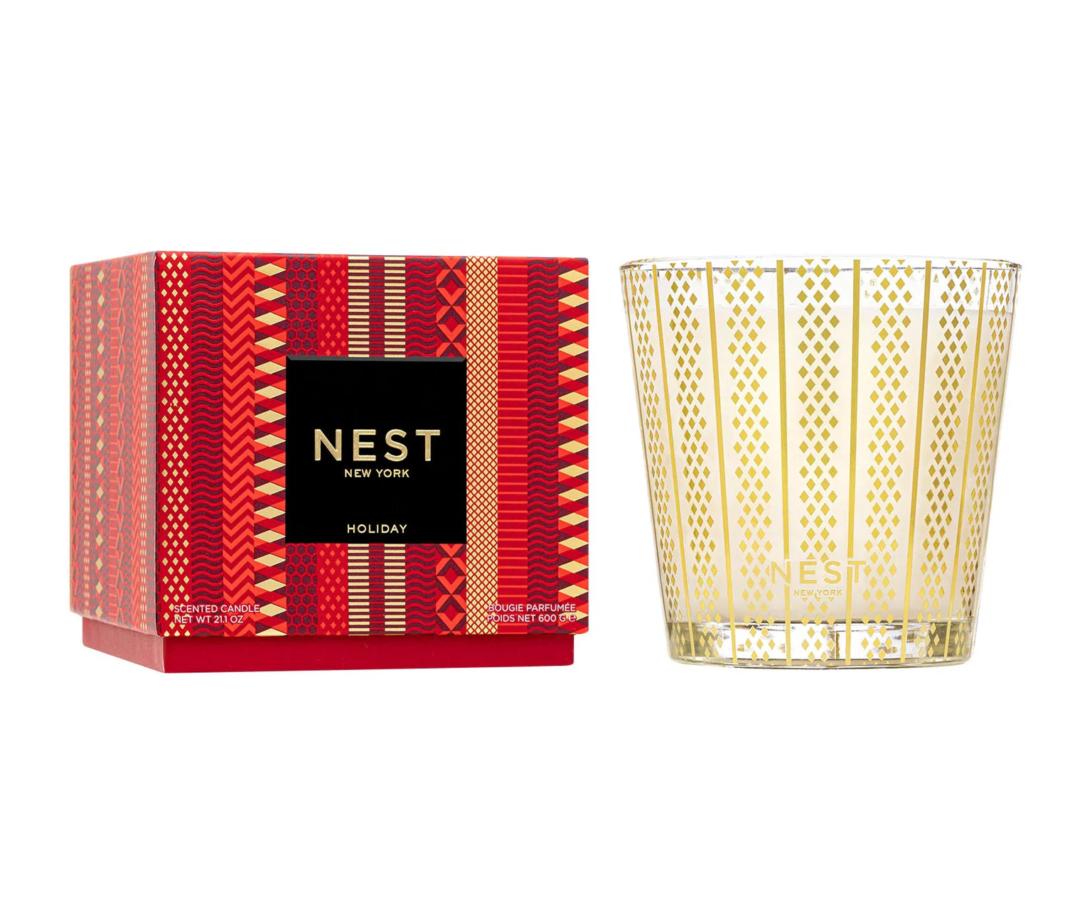 NEST NEW YORK x Drawbertson Holiday 3-Wick Candle - Thumbnail 2