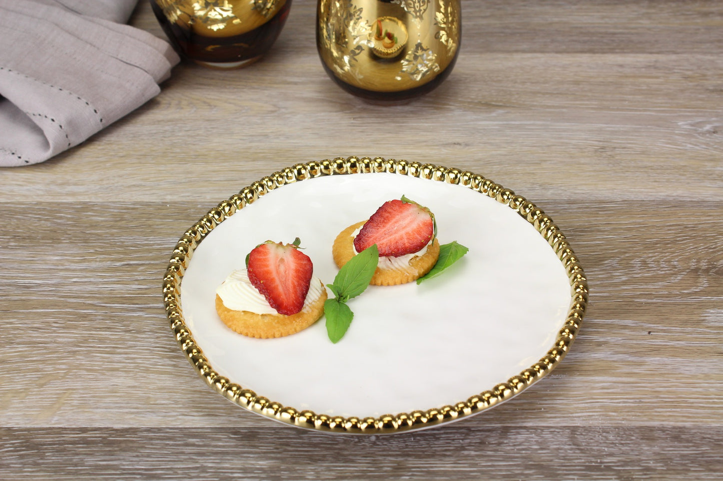 PB Round Appetizer/Dessert Plate