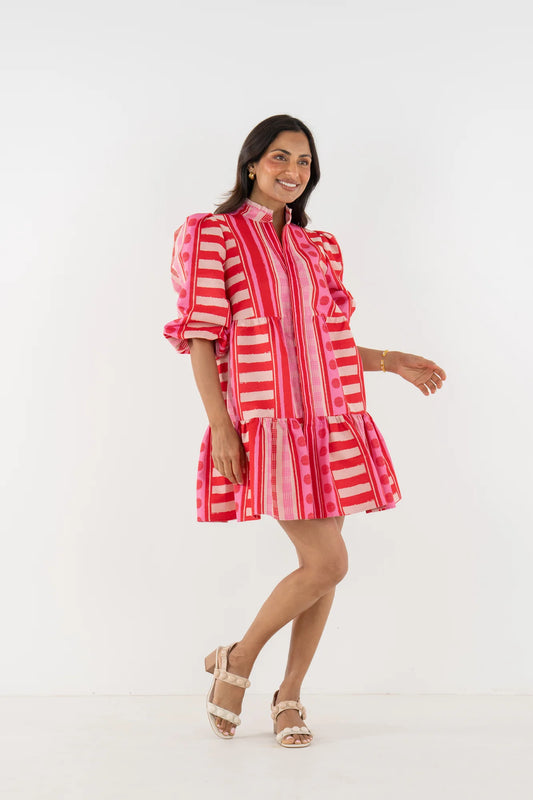 Sadie Dress - Peach Jubilee