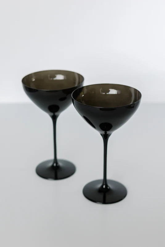 ESTELLE COLORED MARTINI GLASS