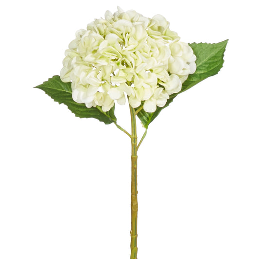 20.5" Real Touch Light Green Hydrangea Stem