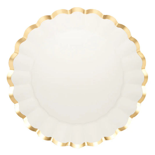 Scalloped Charger Plates/8pk
