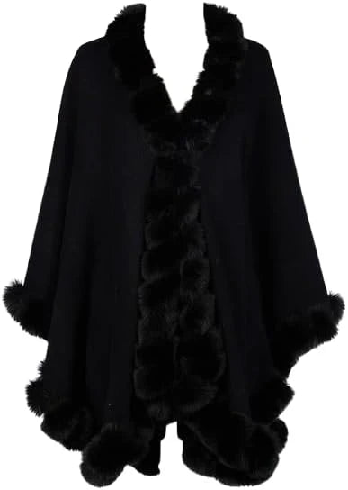 Faux Fur Trip Wrap